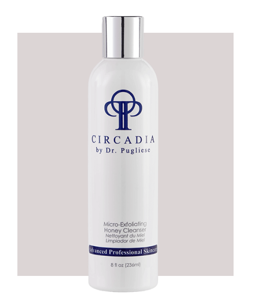 Micro-exfoliating honey cleanser